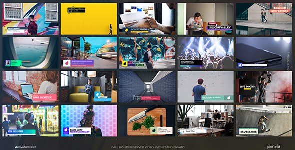 Videohive Lower Thirds 21141750 Elements template preview