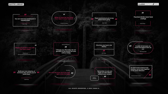 Videohive Quotes Titles | After Effects 38525005 Titles template preview