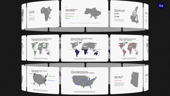 Videohive Infographics - World Map Infographics template preview