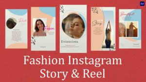 Videohive Fashion Instagram Story & Reels Broadcast-packages template preview