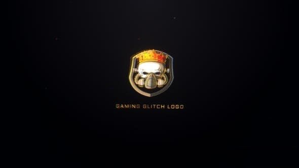 Videohive Gaming Glitch Logo Logo Stings template preview