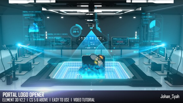 Videohive Portal Logo Opener Openers template preview