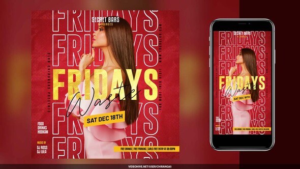Videohive Night Club Flyer v21 Product Promo template preview