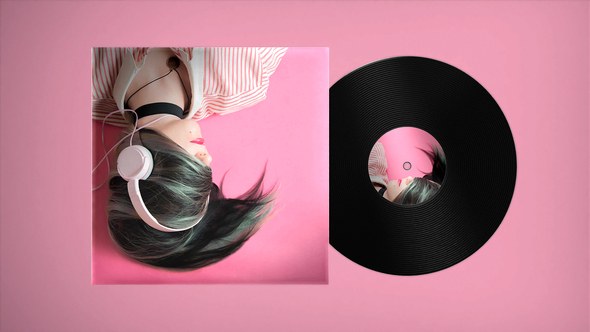 Videohive Vinyl Record Mockup Product Promo template preview