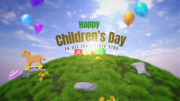 Videohive Happy Children's Day Openers template preview