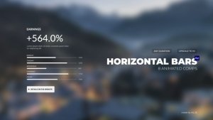 Videohive Infographics Horizontal Bars Infographics template preview