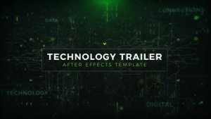 Videohive Advanced Technology Trailer Titles template preview