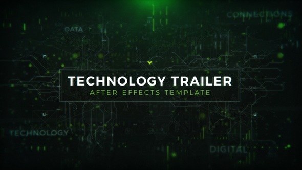 Videohive Advanced Technology Trailer Titles template preview
