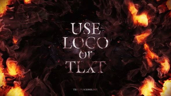 Videohive Fire Shockwave Reveal Logo Stings template preview