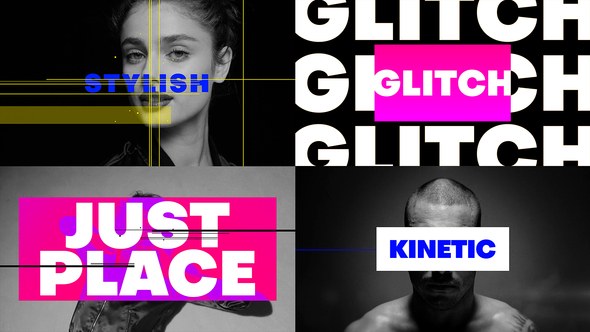 Videohive Glitch Bold Opener Openers template preview