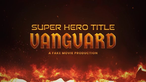 Videohive Super Hero Title Design Titles template preview