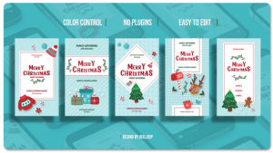 Videohive Merry Christmas Stories V2 Openers template preview