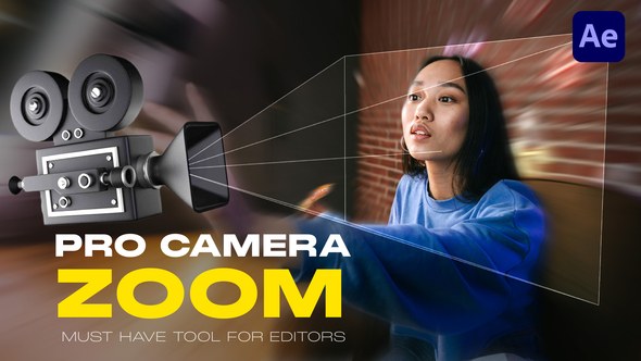 Videohive Pro Camera Zoom | Realistic Zoom & Handheld Camera Motion for After Effects Elements template preview