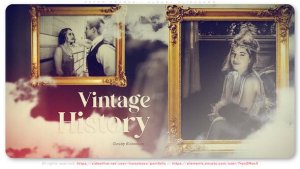 Videohive Retro Frames - Cloudy Slideshow Openers template preview