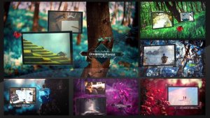 Videohive Dreaming Forest Slideshow Video Displays template preview