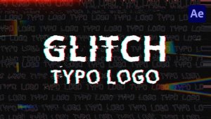 Videohive Glitch Typo Logo Openers template preview