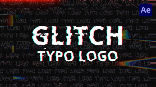 Videohive Glitch Typo Logo Openers template preview