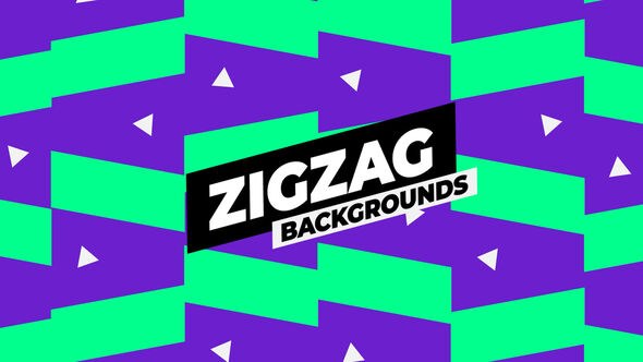 Videohive ZigZag Backgrounds 50910171 Elements template preview