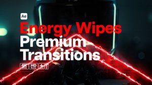 Videohive Premium Transitions Energy Wipes Elements template preview