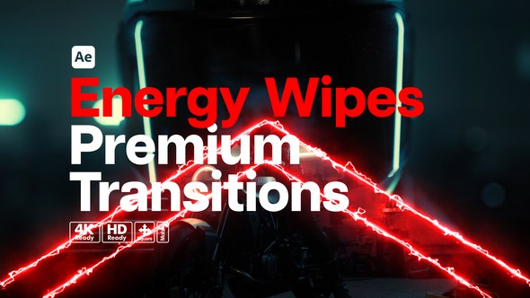 Videohive Premium Transitions Energy Wipes Elements template preview