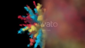 Videohive Colorful Explosion Logo Logo Stings template preview