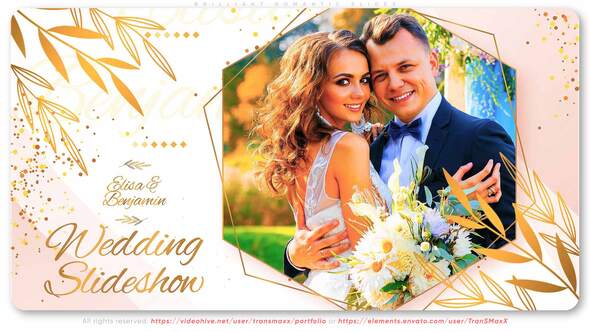 Videohive Brilliant Wedding. Romantic Slides Video Displays template preview