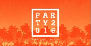 Party Promo Video Displays template preview