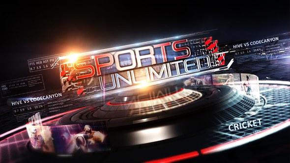 Sports Unlimited Broadcast Pack Video Displays template preview