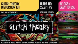 Videohive Glitch Theory (UltraHD Distortion Kit) Openers template preview