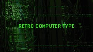 Videohive Retro Computer Type Titles template preview