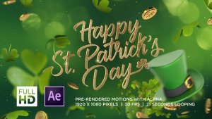 Videohive St Patrick's Day Greeting Openers template preview