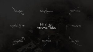 Videohive Minimal Arrows Titles Titles template preview