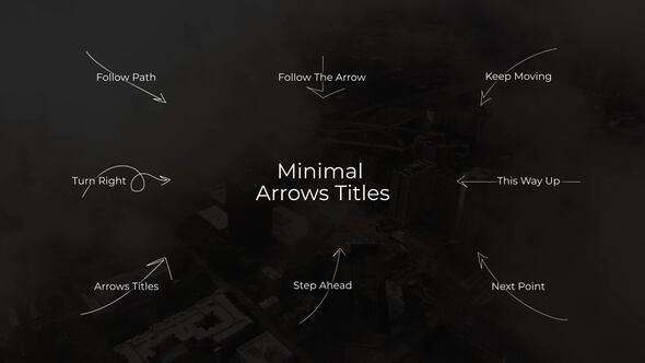 Videohive Minimal Arrows Titles Titles template preview