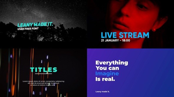 Videohive Typography 33507326 Titles template preview