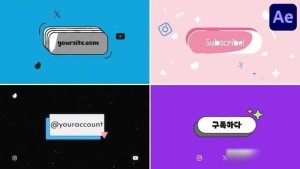 Videohive Buttons for After Effects Openers template preview