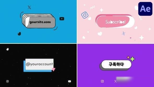 Videohive Buttons for After Effects Openers template preview