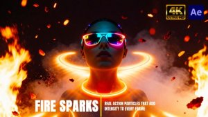 Videohive Action Fire Sparks Overlays Pack Elements template preview