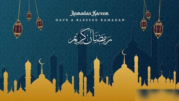 Videohive Happy Ramadan Kareem - Greeting | Opener | Intro V.01 Ramadan template preview