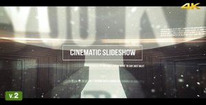 Cinematic Slideshow Video Displays template preview