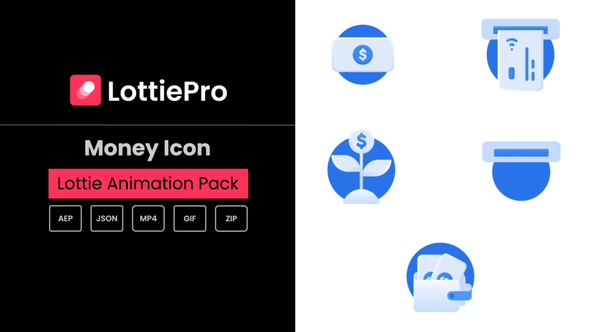 Videohive Money Icon Elements template preview