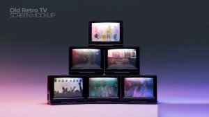 Videohive Old Retro TV Display Screen Openers template preview
