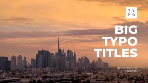 Videohive Big Typography Titles 39499138 Titles template preview