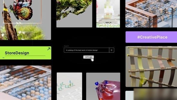 Videohive Search Bar Logo Reveal 48752102 Openers template preview