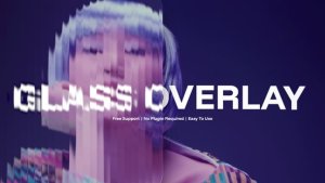 Videohive Textured Glass Elements template preview