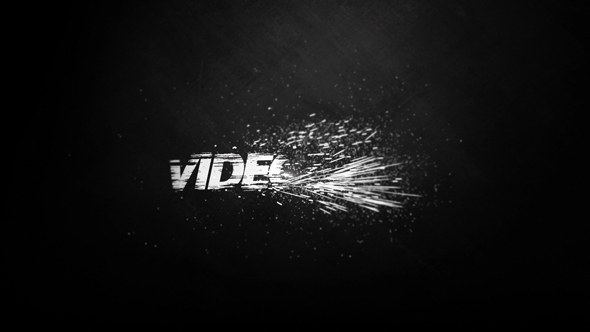Black And White Logo Reveal Video Displays template preview
