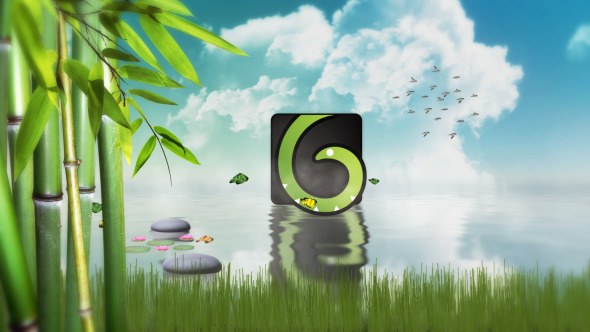 Nature Logo Revealer Video Displays template preview