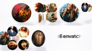Rotation Photo Logo Premiere Pro template preview