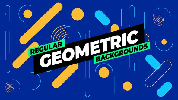 Videohive Geometric Backgrounds 54822179 Elements template preview
