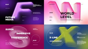 Videohive 3D Letter - Big Letter Openers template preview