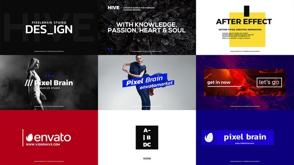 Titles Video Displays template preview